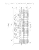 SEMICONDUCTOR DEVICES, PACKAGE SUBSTRATES, SEMICONDUCTOR PACKAGES, PACKAGE     STACK STRUCTURES, AND ELECTRONIC SYSTEMS HAVING FUNCTIONALLY ASYMMETRIC     CONDUCTIVE ELEMENTS diagram and image