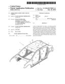 UPPER VEHICLE-BODY STRUCTURE OF VEHICLE diagram and image