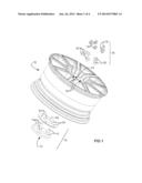 ATTACHMENT ARRANGEMENT FOR COMPOSITE WHEELS diagram and image