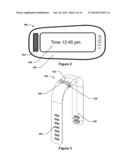 BIOMETRIC MONITORING DEVICE WITH WRIST-MOTION TRIGGERED DISPLAY diagram and image