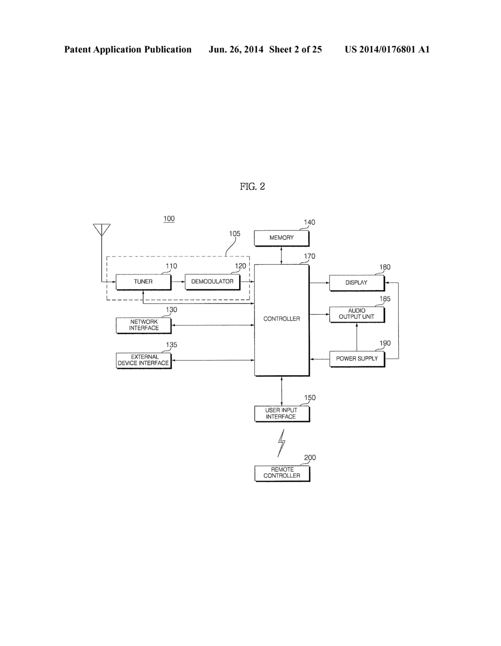 IMAGE DISPLAY APPARATUS HAVING A GRAPHICAL USER INTERFACE FOR A PLURALITY     OF INPUT PORTS AND METHOD FOR OPERATING THE SAME - diagram, schematic, and image 03