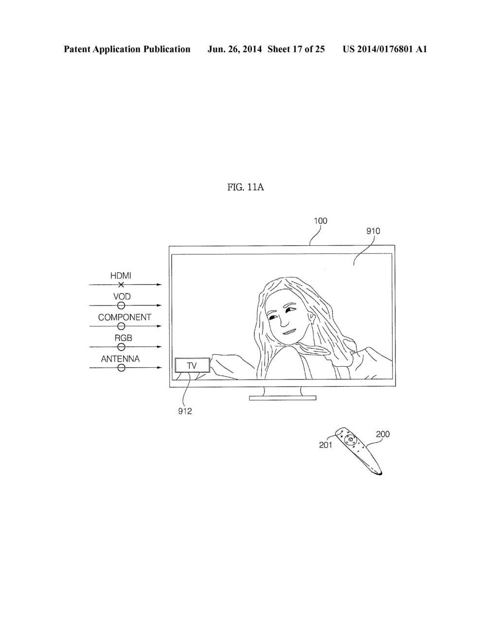 IMAGE DISPLAY APPARATUS HAVING A GRAPHICAL USER INTERFACE FOR A PLURALITY     OF INPUT PORTS AND METHOD FOR OPERATING THE SAME - diagram, schematic, and image 18