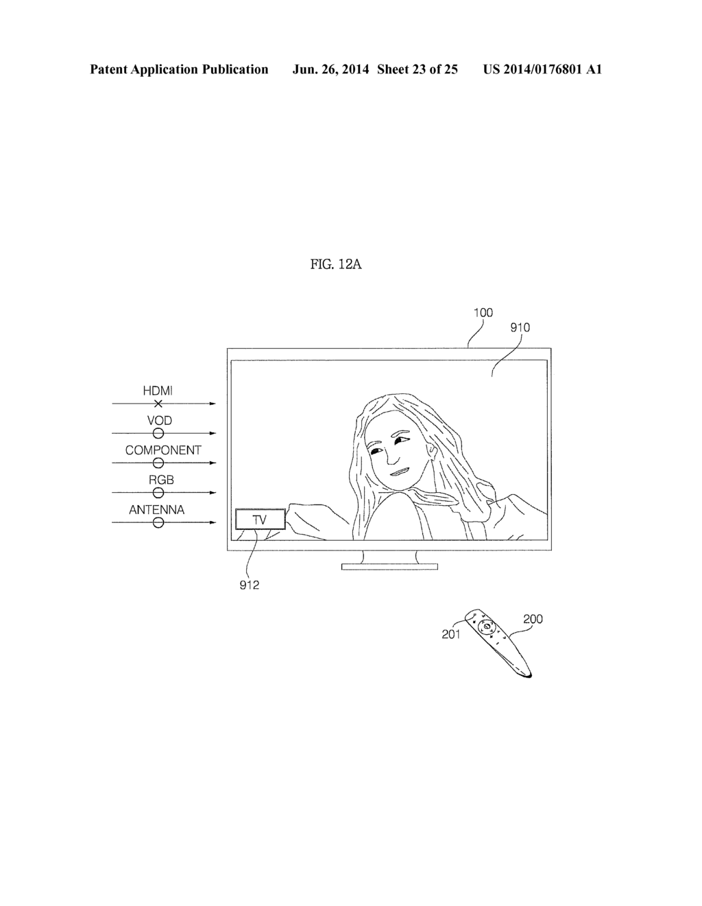 IMAGE DISPLAY APPARATUS HAVING A GRAPHICAL USER INTERFACE FOR A PLURALITY     OF INPUT PORTS AND METHOD FOR OPERATING THE SAME - diagram, schematic, and image 24