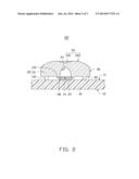 LENS HAVING POSITIONING STRUCTURE FOR ACCURATELY MOUNTING THE LENS OVER A     LIGHT SOURCE MODULE diagram and image