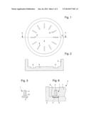 METHOD FOR INSERTING A DECORATION IN AN EXTERNAL TIMEPIECE ELEMENT     DEPOSITED BY ELECTROFORMING AND AN EXTERNAL ELEMENT MADE IN ACCORDANCE     WITH THIS METHOD diagram and image