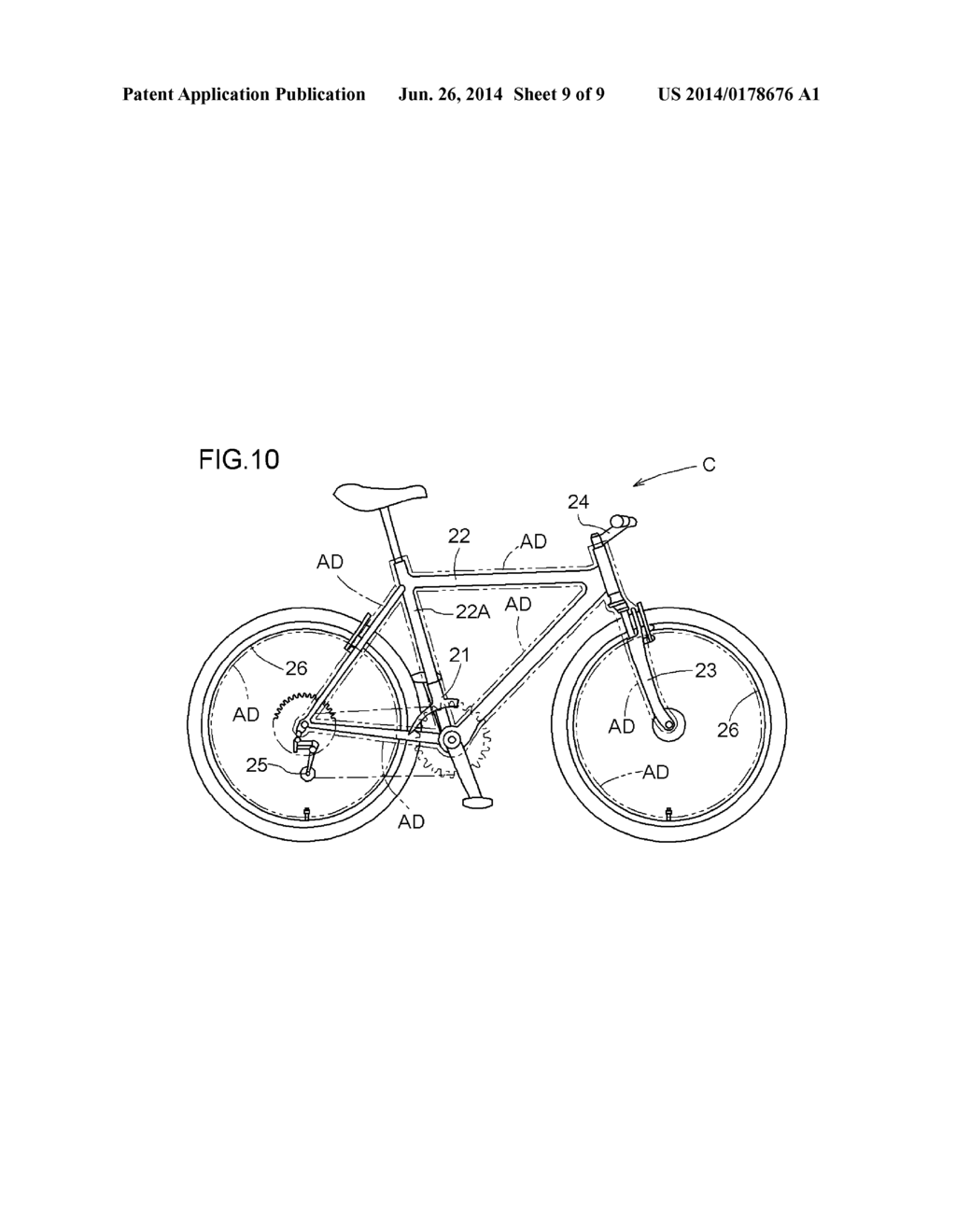 SURFACE ORNAMENT COMPOSITION FOR PART OF FISHING TACKLE OR BICYCLE - diagram, schematic, and image 10