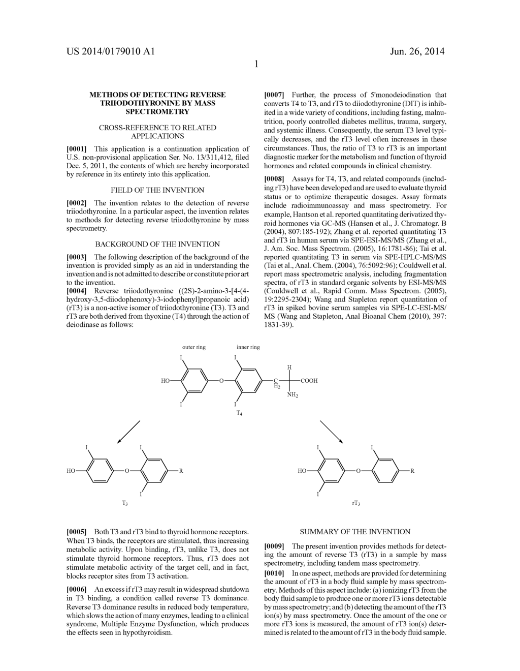 METHODS OF DETECTING REVERSE TRIIODOTHYRONINE BY MASS SPECTROMETRY - diagram, schematic, and image 14