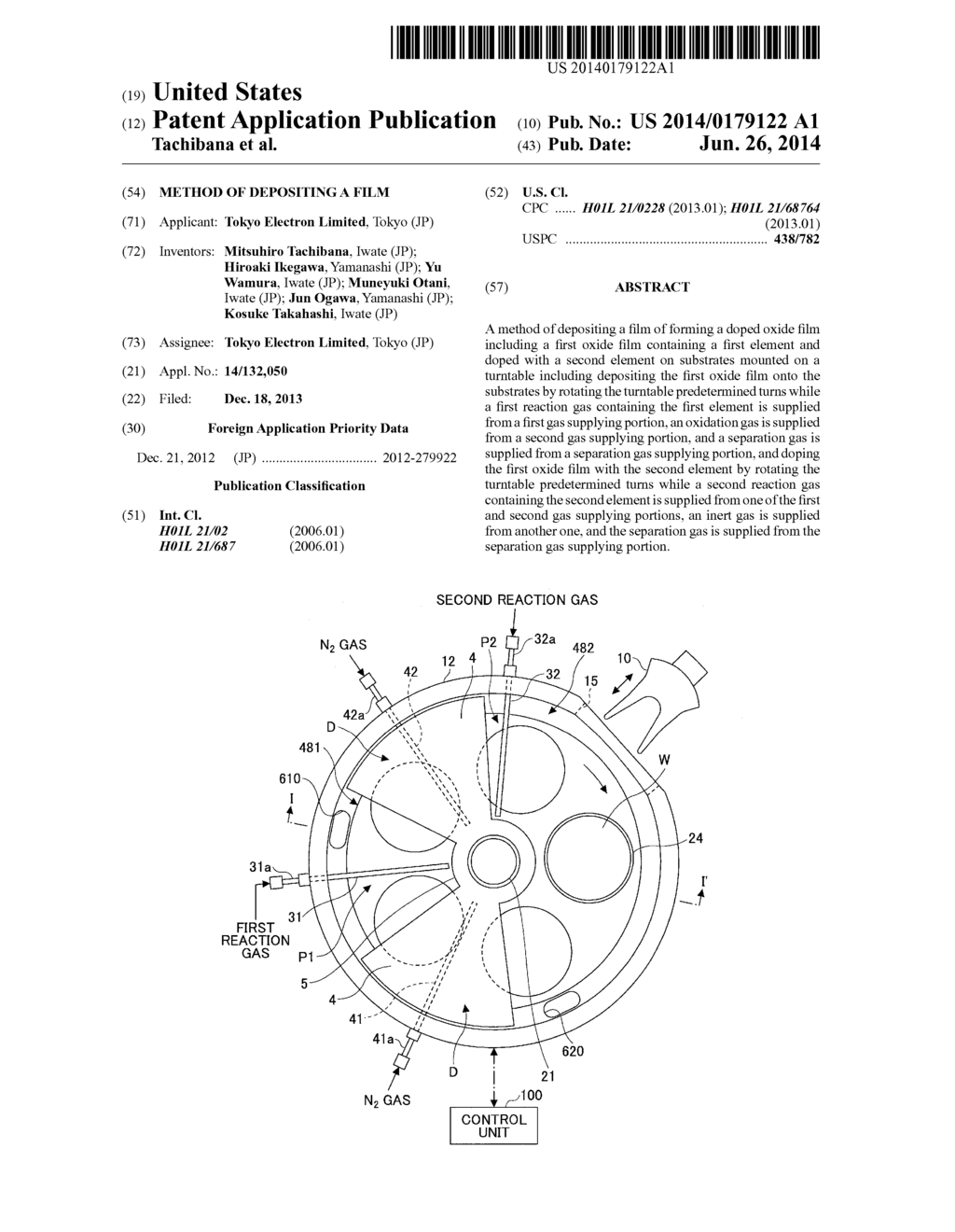 METHOD OF DEPOSITING A FILM - diagram, schematic, and image 01