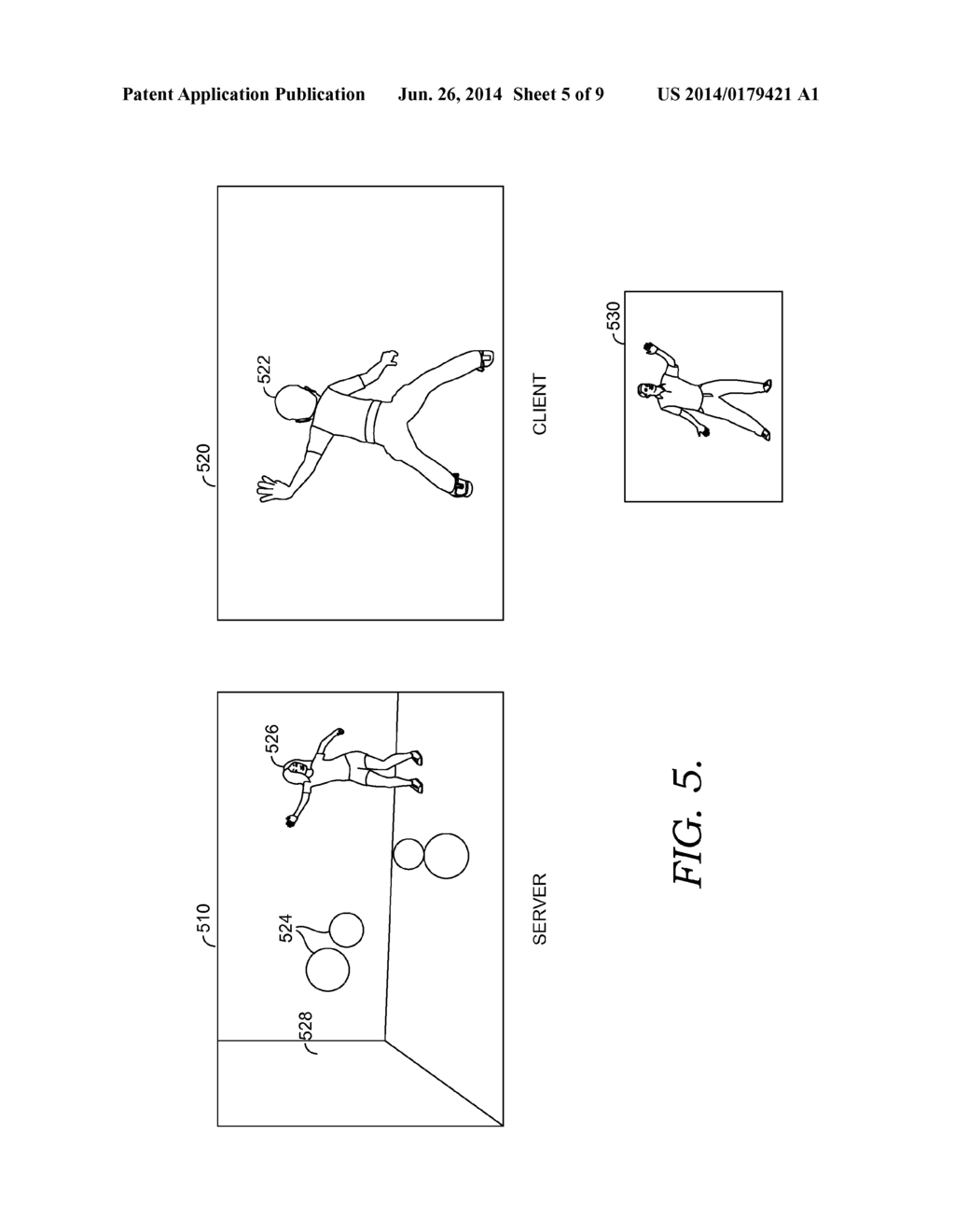 CLIENT RENDERING OF LATENCY SENSITIVE GAME FEATURES - diagram, schematic, and image 06