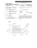 GOLF CLUB IRON WITH HIGH DENSITY LEADING EDGE diagram and image