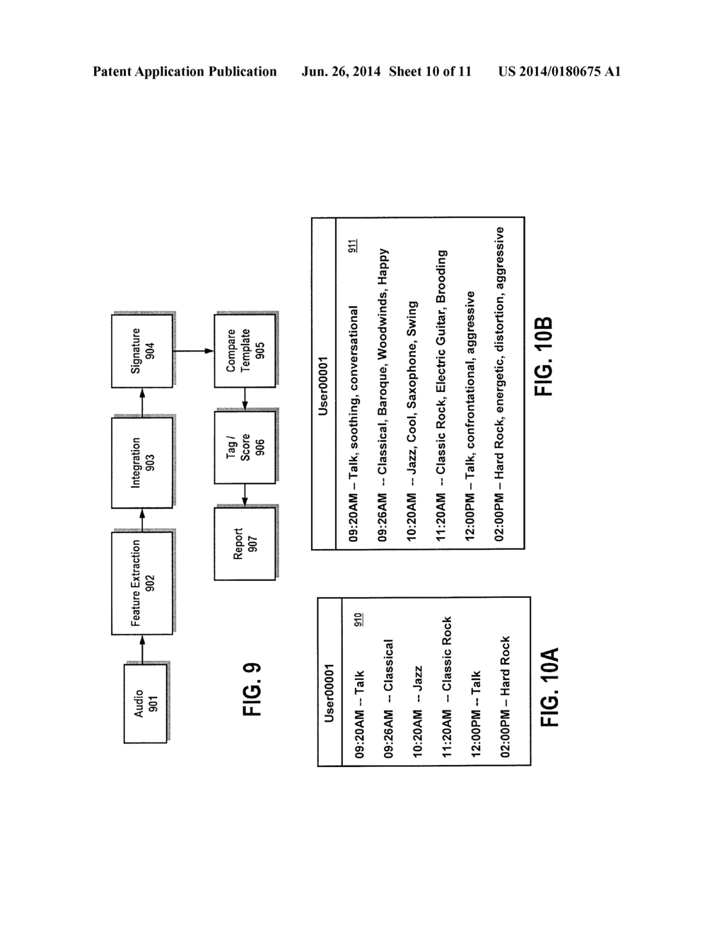 Audio Decoding with Supplemental Semantic Audio Recognition and Report     Generation - diagram, schematic, and image 11