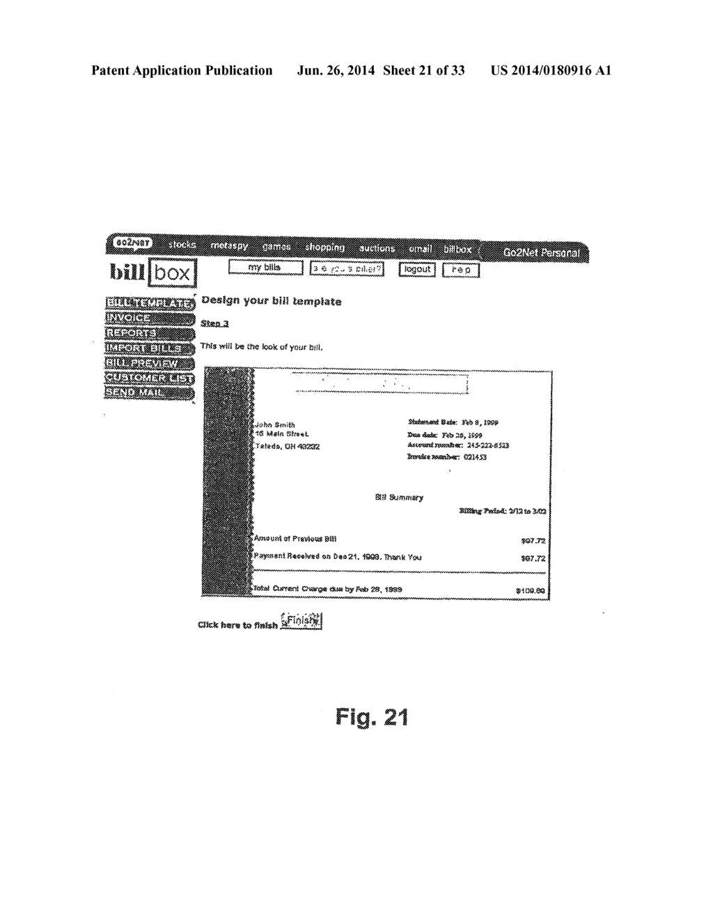INTEGRATED SYSTEMS FOR ELECTRONIC BILL PRESENTMENT AND PAYMENT - diagram, schematic, and image 22