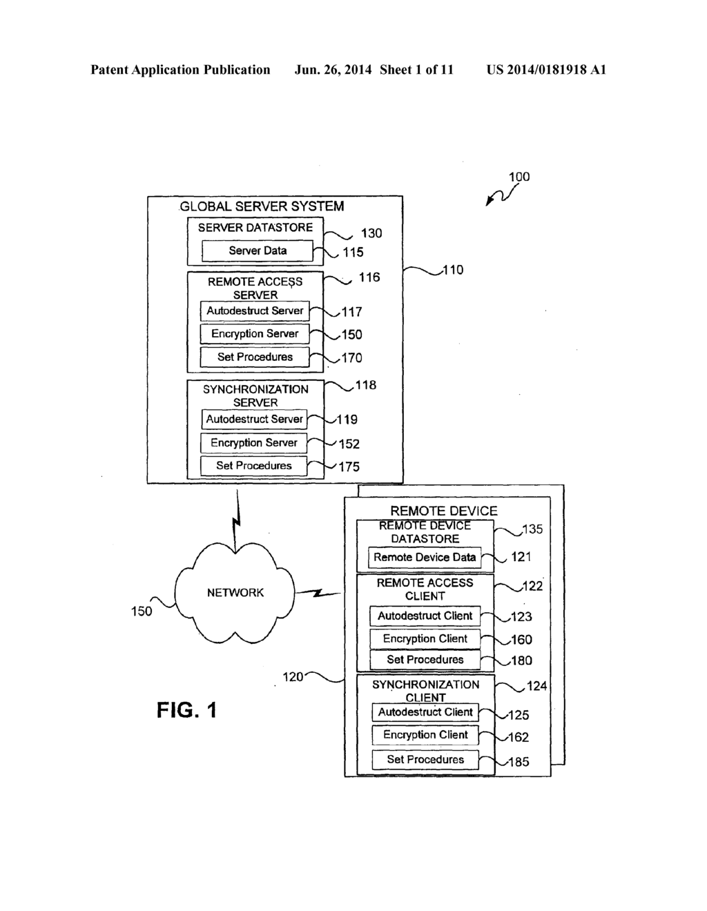 SYSTEM AND METHOD FOR PREVENTING ACCESS TO DATA ON A COMPROMISED REMOTE     DEVICE - diagram, schematic, and image 02