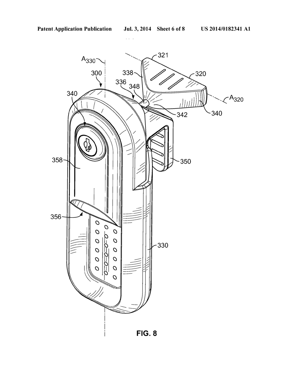 DOOR STOP WITH SECURITY LOCK - diagram, schematic, and image 07