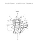 STRATIFIED SCAVENGING TWO-STROKE ENGINE diagram and image