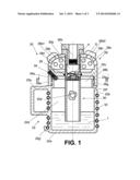 SMOKING DEVICE FOR SMOKING THROUGH A LIQUID diagram and image