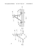 PHOTOVOLTAIC PANEL SYSTEM, PHOTOVOLTAIC PANEL FASTENING DEVICE, AND METHOD     OF INSTALLING PHOTOVOLTAIC PANEL SYSTEM diagram and image