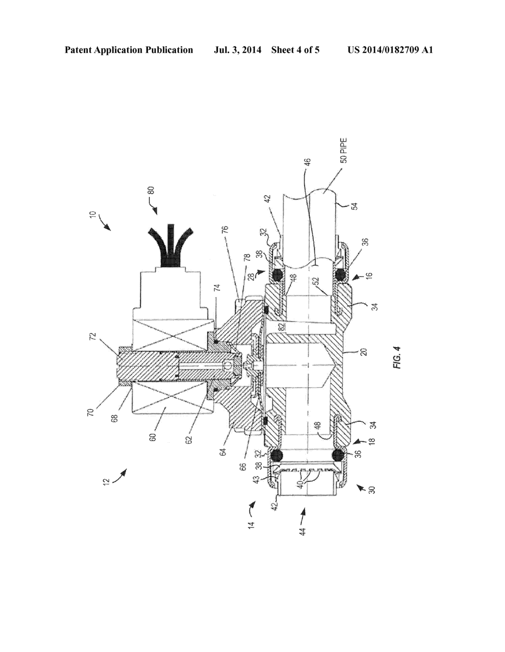 INTEGRAL PUSH FITTING AND VALVE WITH INTEGRAL PUSH FITTING AND METHOD OF     MANUFACTURING SAME - diagram, schematic, and image 05