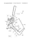 TILTER FOR HOLDING A CONTAINER IN A PROGRESSIVELY LESS TILTED ORIENTATION     WHILE RECEIVING A BEVERAGE FROM A DISPENSING SYSTEM diagram and image