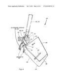 TILTER FOR HOLDING A CONTAINER IN A PROGRESSIVELY LESS TILTED ORIENTATION     WHILE RECEIVING A BEVERAGE FROM A DISPENSING SYSTEM diagram and image