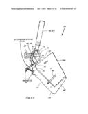 TILTER FOR HOLDING A CONTAINER IN A PROGRESSIVELY LESS TILTED ORIENTATION     WHILE RECEIVING A BEVERAGE FROM A DISPENSING SYSTEM diagram and image