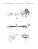 FIBER APPLICATION MACHINE INCLUDING FLEXIBLE FIBRE-CONVEYING TUBES     PROVIDED WITH FLEXIBLE BLADES diagram and image