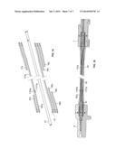 FIBER APPLICATION MACHINE INCLUDING FLEXIBLE FIBRE-CONVEYING TUBES     PROVIDED WITH FLEXIBLE BLADES diagram and image