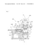 FLASKLESS MOLDING EQUIPMENT FOR MOLDING A MOLD diagram and image