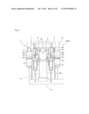 FLASKLESS MOLDING EQUIPMENT FOR MOLDING A MOLD diagram and image