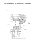 FLASKLESS MOLDING EQUIPMENT FOR MOLDING A MOLD diagram and image