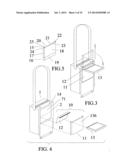 Bag computer sliding deployment display panel assembly diagram and image