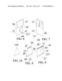 Bag computer sliding deployment display panel assembly diagram and image