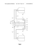 METHOD FOR THE TREAMENT, BY PERCOLATION, OF A FELT ELEMENT BY MEANS OF     ELECTRODE-POSITION diagram and image