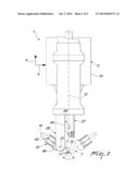 MOVEMENT DEVICE, PARTICULARLY FOR CUTTING TORCHES OF THE PLASMA TYPE AND     THE LIKE diagram and image