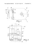 MOVEMENT DEVICE, PARTICULARLY FOR CUTTING TORCHES OF THE PLASMA TYPE AND     THE LIKE diagram and image