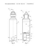 BEVERAGE CONTAINER WITH STORAGE COMPARTMENT diagram and image