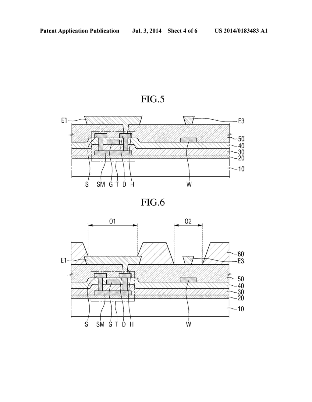 ORGANIC LIGHT-EMITTING DISPLAY DEVICE AND METHOD OF MANUFACTURING THE SAME - diagram, schematic, and image 05