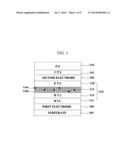 ORGANIC LIGHT EMITTING DISPLAY DEVICE AND METHOD OF MANUFACTURING THE SAME diagram and image