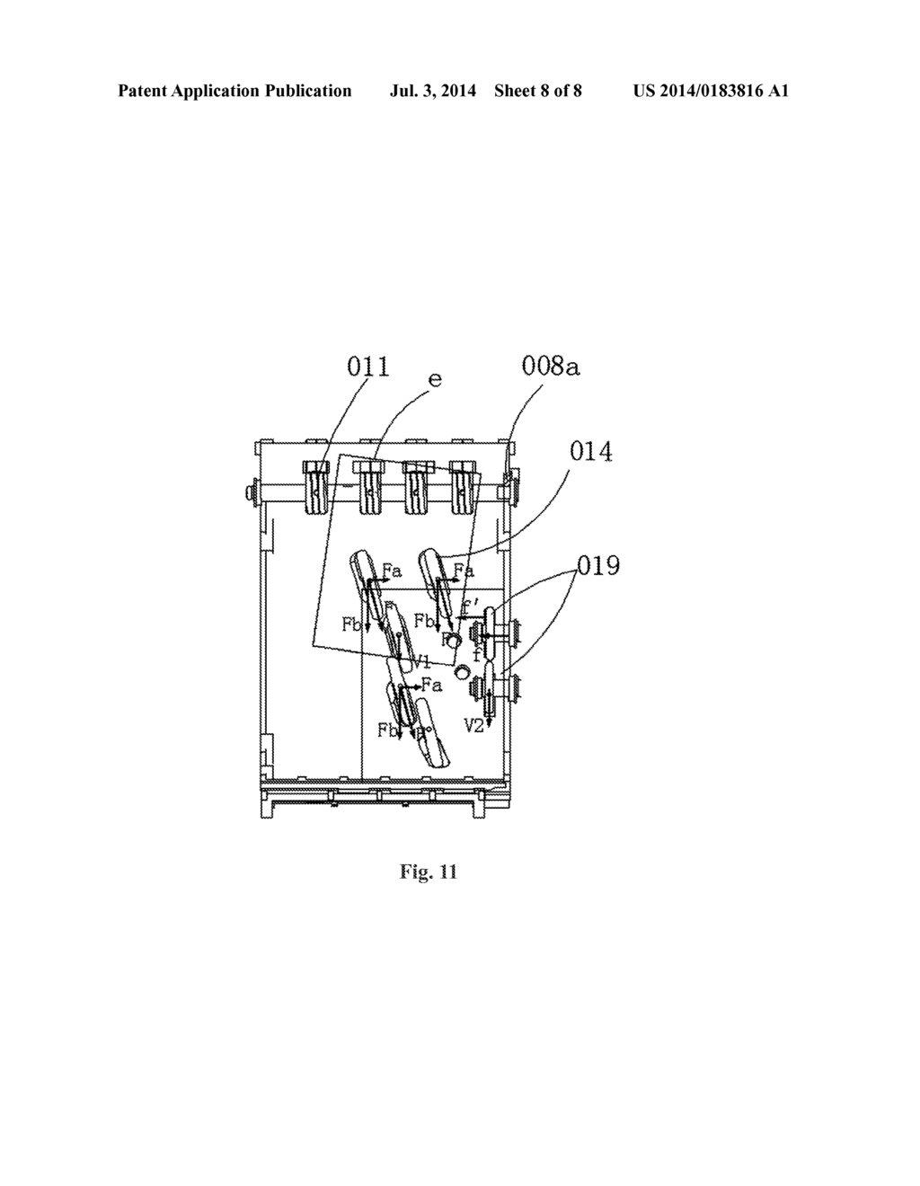 BANKNOTE INCLINATION CORRECTION DEVICE AND ATM - diagram, schematic, and image 09