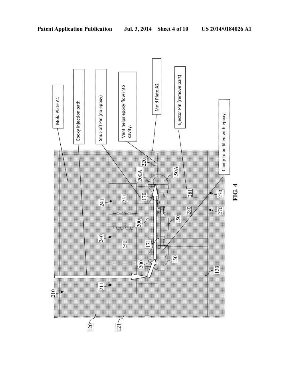 Wirebonding Fixture and Casting Mold - diagram, schematic, and image 05