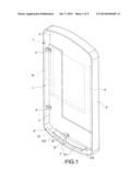 ANTENNA STRUCTURE FOR USING WITH A METAL FRAME OF A MOBILE PHONE diagram and image