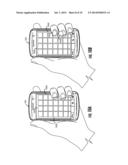 ADAPTING USER INTERFACE BASED ON HANDEDNESS OF USE OF MOBILE COMPUTING     DEVICE diagram and image