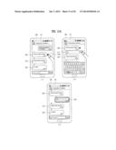 MOBILE TERMINAL, MESSAGE TRANSCEIVING SERVER AND CONTROLLING METHOD     THEREOF diagram and image