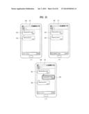 MOBILE TERMINAL, MESSAGE TRANSCEIVING SERVER AND CONTROLLING METHOD     THEREOF diagram and image