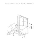 ELECTRONIC DEVICE HAVING BASE IN THE FORM OF AN OUTER SUPPORT FRAME diagram and image