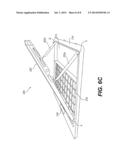 ELECTRONIC DEVICE HAVING BASE IN THE FORM OF AN OUTER SUPPORT FRAME diagram and image