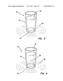 Beverage Container Illuminated and Controlled by Motion or Proximity     Sensing Module Device diagram and image