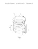 STRUCTURE OF SPEED-CONTROLLABLE STIRRING CONTAINER diagram and image