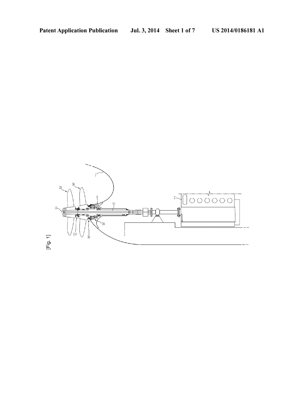 SHIP PROPULSION DEVICE AND SHIP HAVING THE SAME - diagram, schematic, and image 02