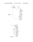 POLYMERIZED LITHIUM ION BATTERY CELLS AND MODULES WITH OVERMOLDED HEAT     SINKS diagram and image